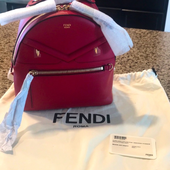 fendi monster mini backpack